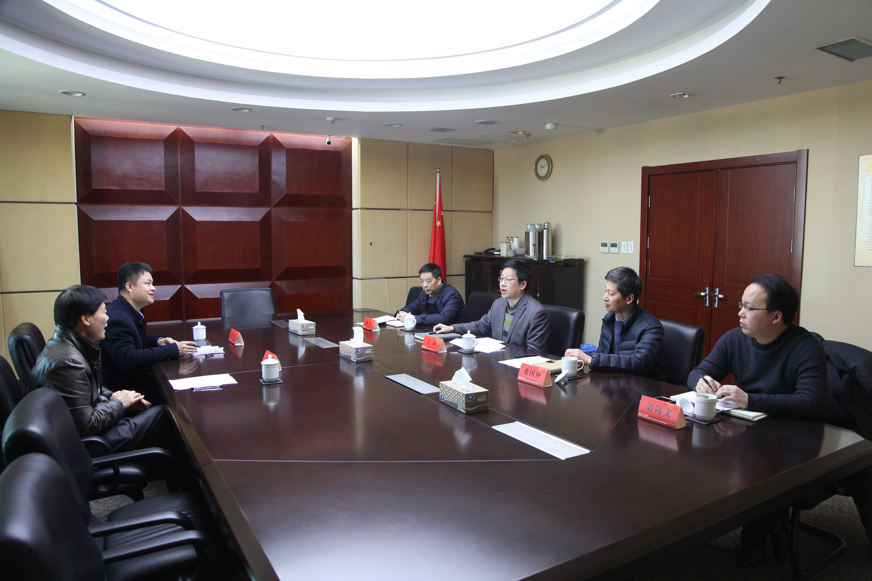 省部屬企事業工會主席呂美溪一行 調研指導集團公司工會工作