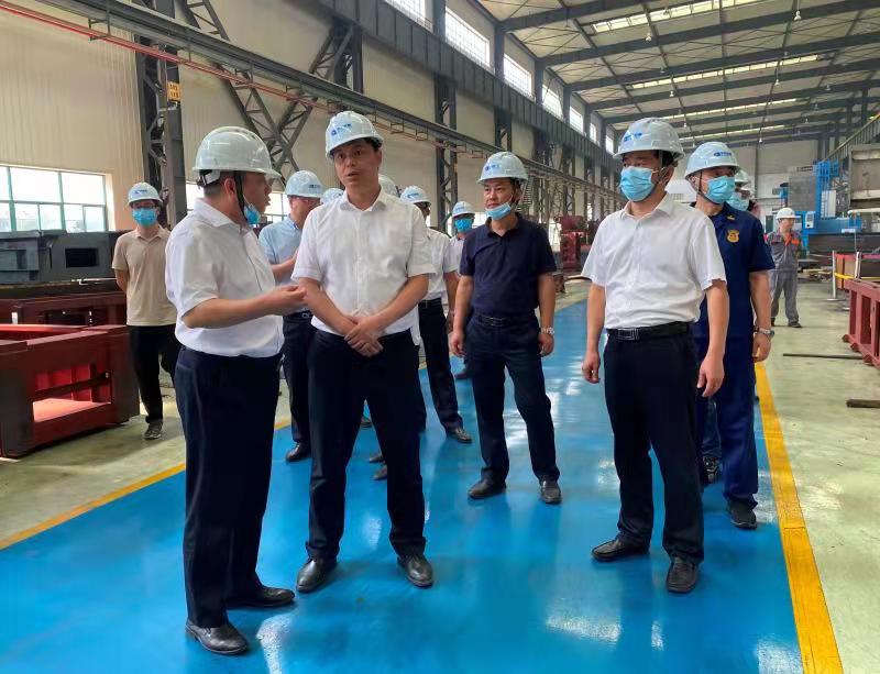 德清縣委書記敖煜新一行赴申達公司開展國慶節前安全生產大檢查